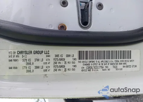 2012 Ram 1500 Slt from USA, damaged, VIN 1C6RD6LT6CS117764